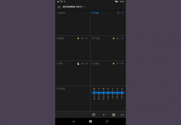 Windows 10 Mobile Calendar Updated With Week View within Windows 10 Taskbar Calendar Not Showing Events