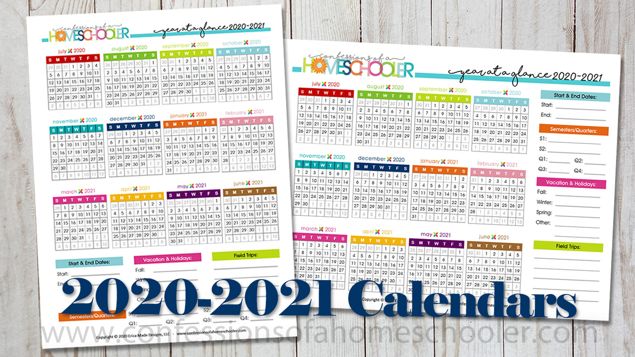 Year At A Glance Calendar 2021 within Year At A Glance Calendar Template