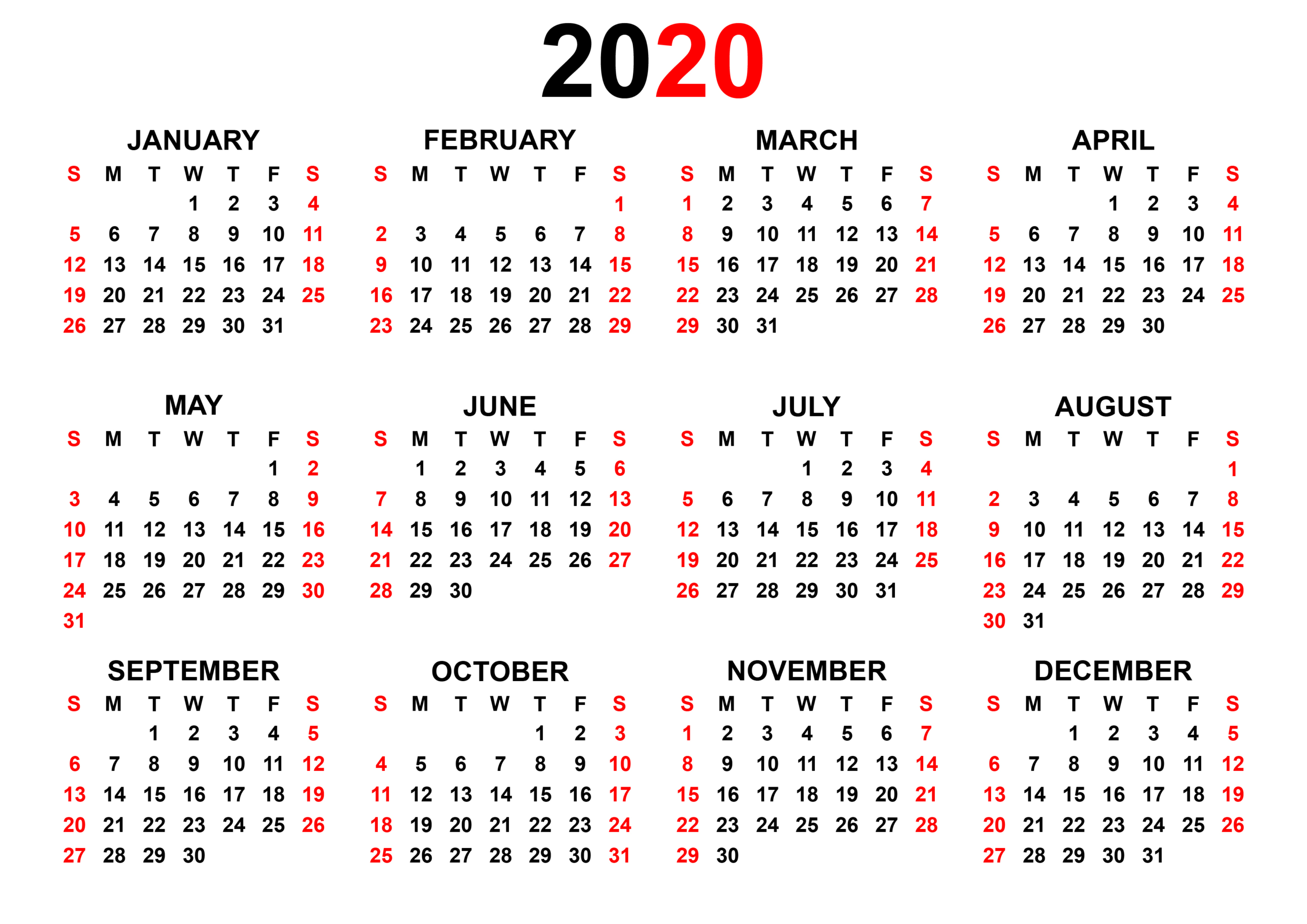 Yearly Calendar 2020  Make Our Schedule | Betacalender4U regarding Most Goals Calendar Year