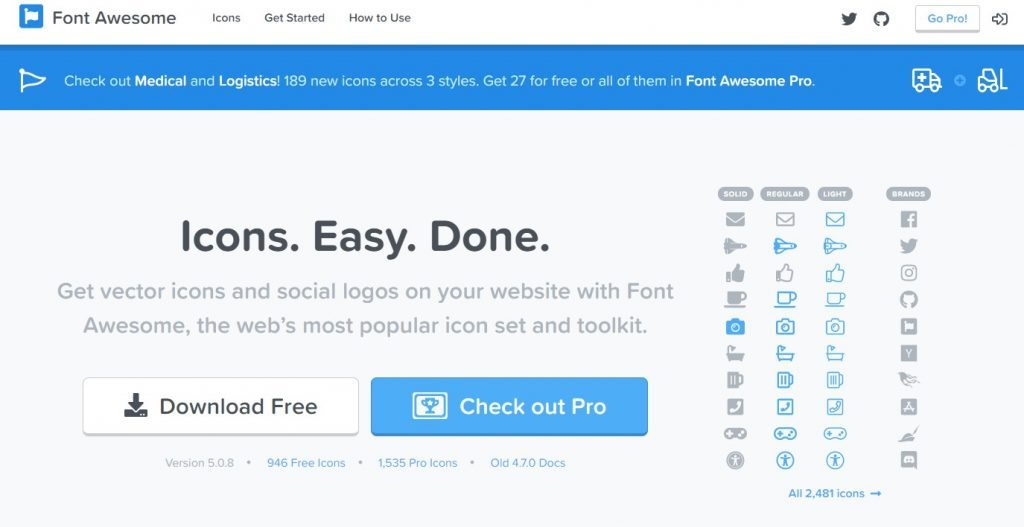 20+ Awesome Resources For Bootstrap Lovers | Design Shack within Font Awesome Axure Library