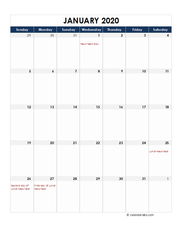 2020 Hong Kong Monthly Excel Calendar  Free Printable Templates within Hong Kong Calendar 2021 Template
