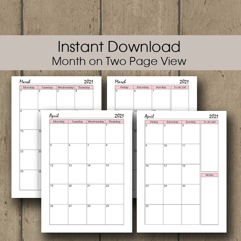2021 Calendar Page Printable 2021 Monthly Planner Insert intended for Calendars Printable 2021 Free With Grid Lines