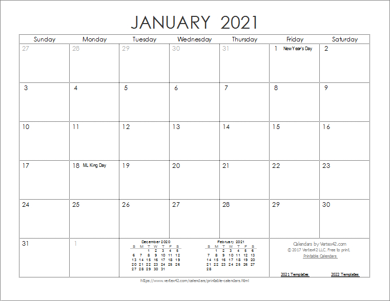 2021 Calendar Printable  Printable Week Calendar inside Calendars Printable 2021 Free With Grid Lines