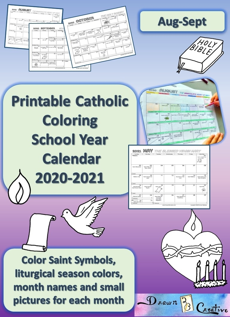 2021 Catholic Liturgical Calendar Pdf  Calendar inside Catholic Calendar 2021 Poster