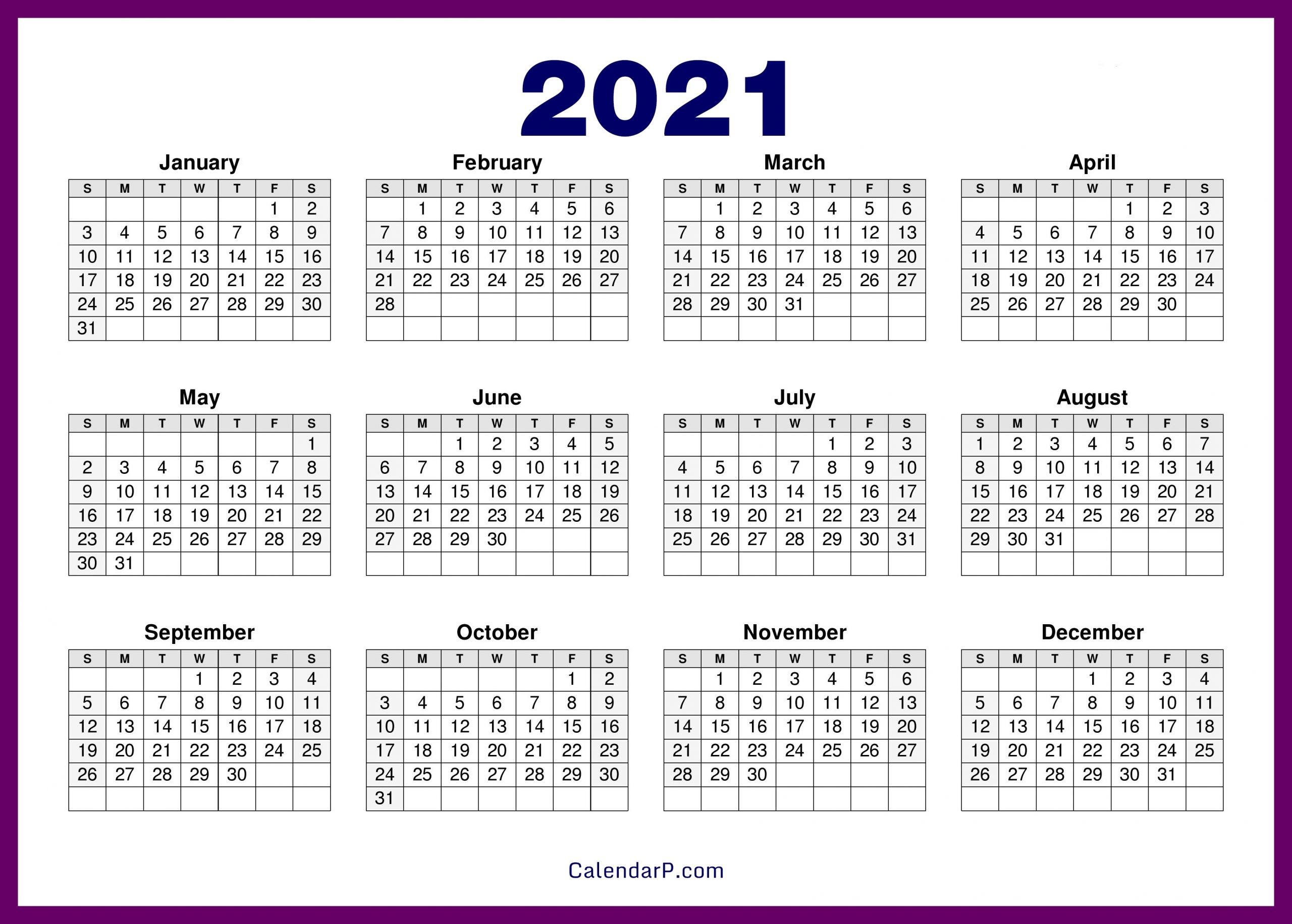 2021 Lined Calendar Printable | Month Calendar Printable for 2021 Lined Monthly Calendar Printable