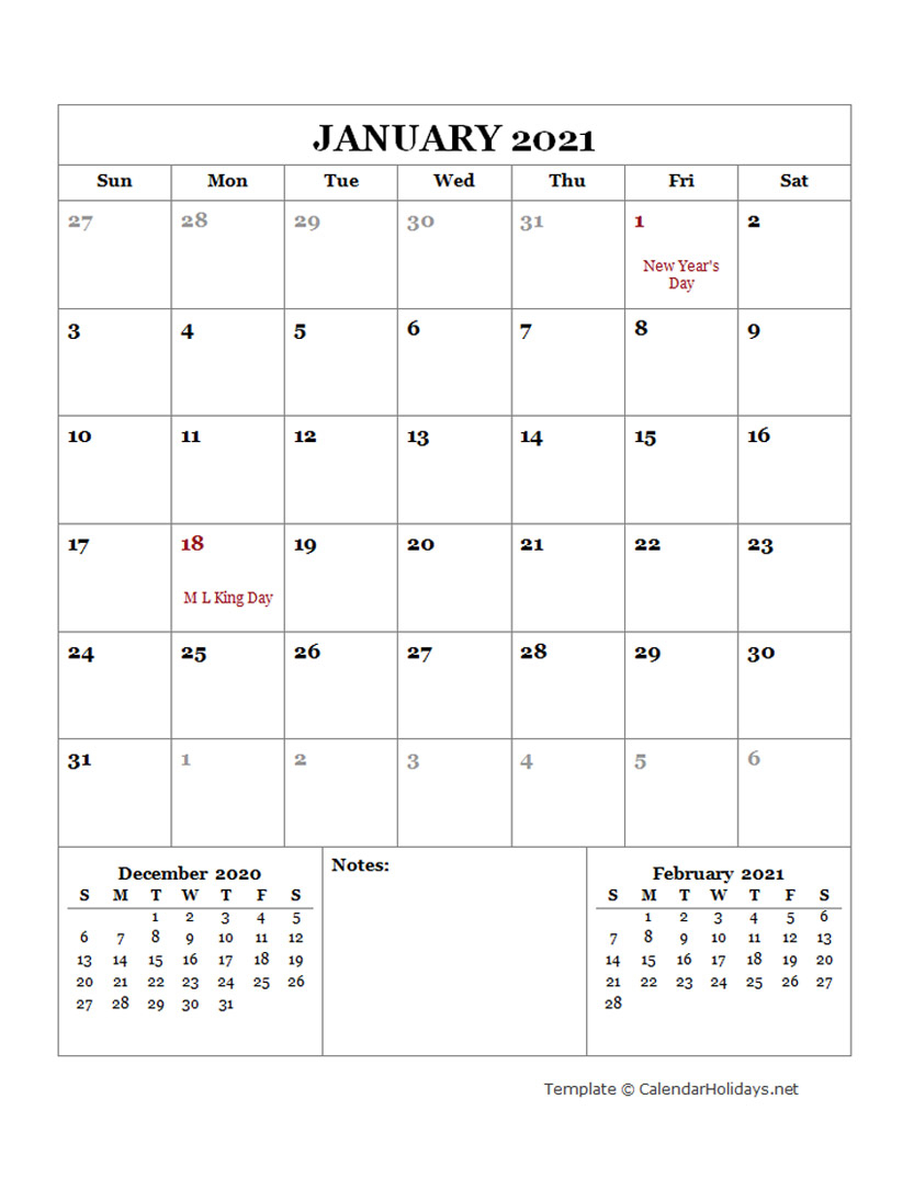 2021 Monthly Template  Calendarholidays inside Free Printable 3 Month Calendar 2021
