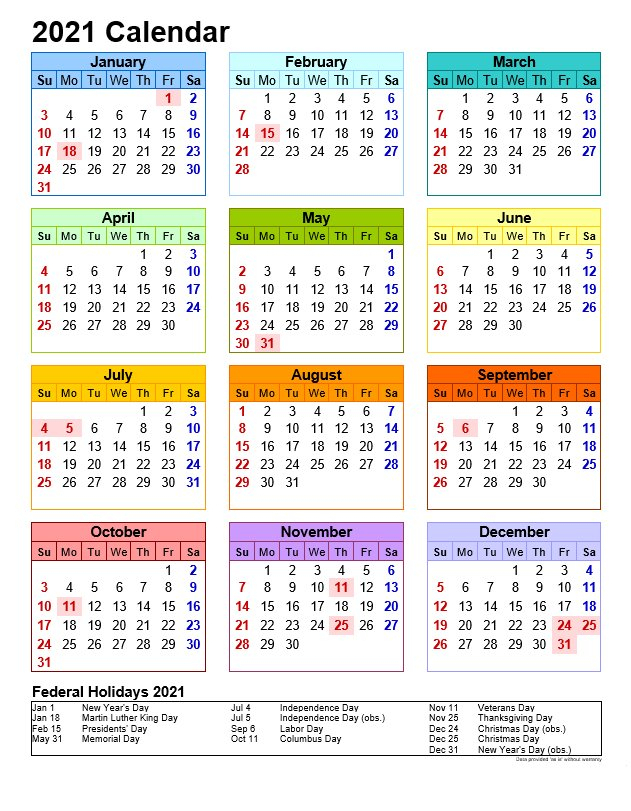 2021 Printable Calendar In Portrait | Allcalendar inside 2021 Calendar In Excel Free