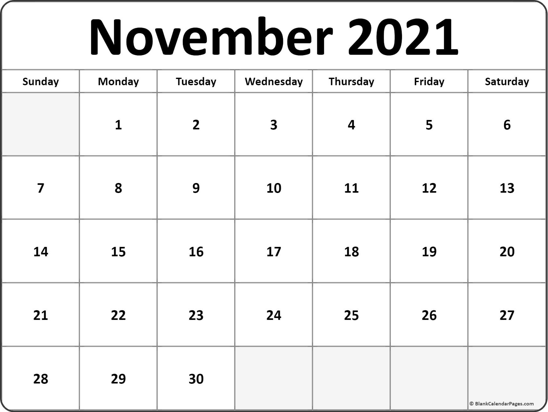 2021 Printable Monthly Calendar | Ten Free Printable intended for 2021 Printable Calendar By Month With Lines