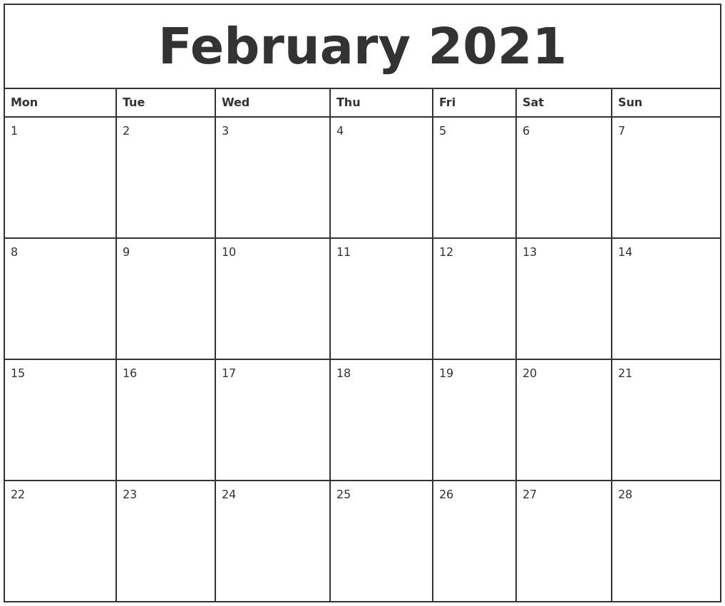 2021 Printable Monthly Calendar With Lines | Calendar inside 2021 Printable Calendar By Month With Lines