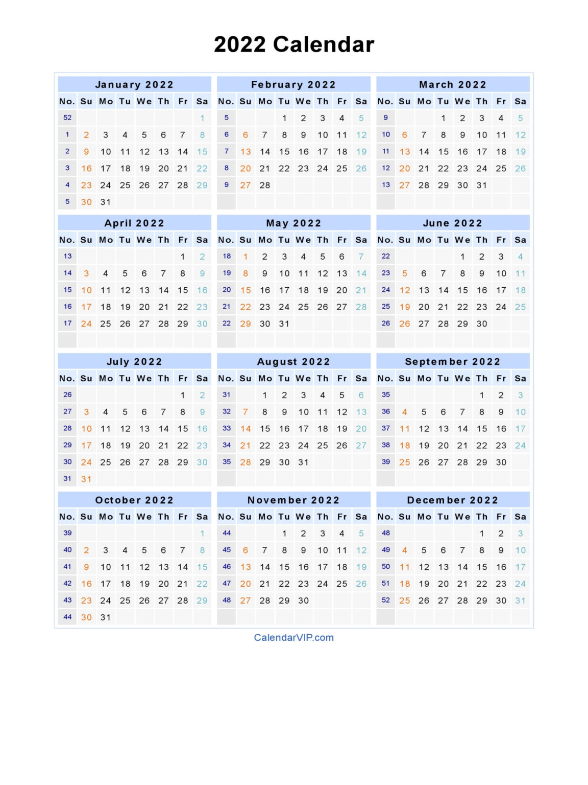 2022 Calendar Blank Printable Calendar Template In Pdf with Printable Lined Monthly Calendar Pdf 2021