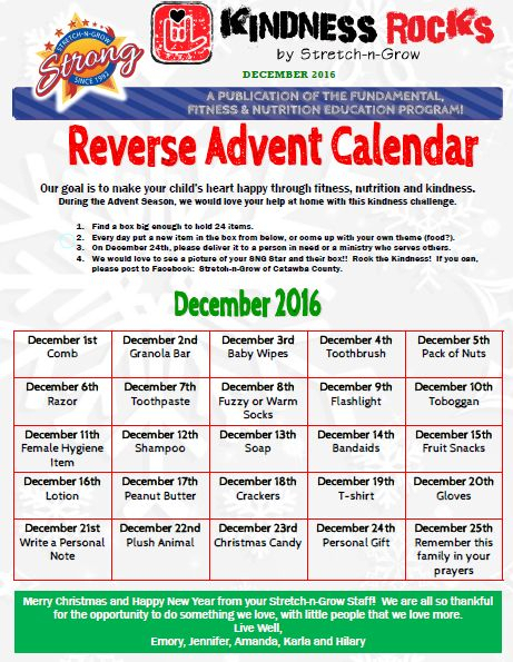 25+ Unique Reverse Advent Calendar Ideas On Pinterest in Reverse Advent Calendar Template