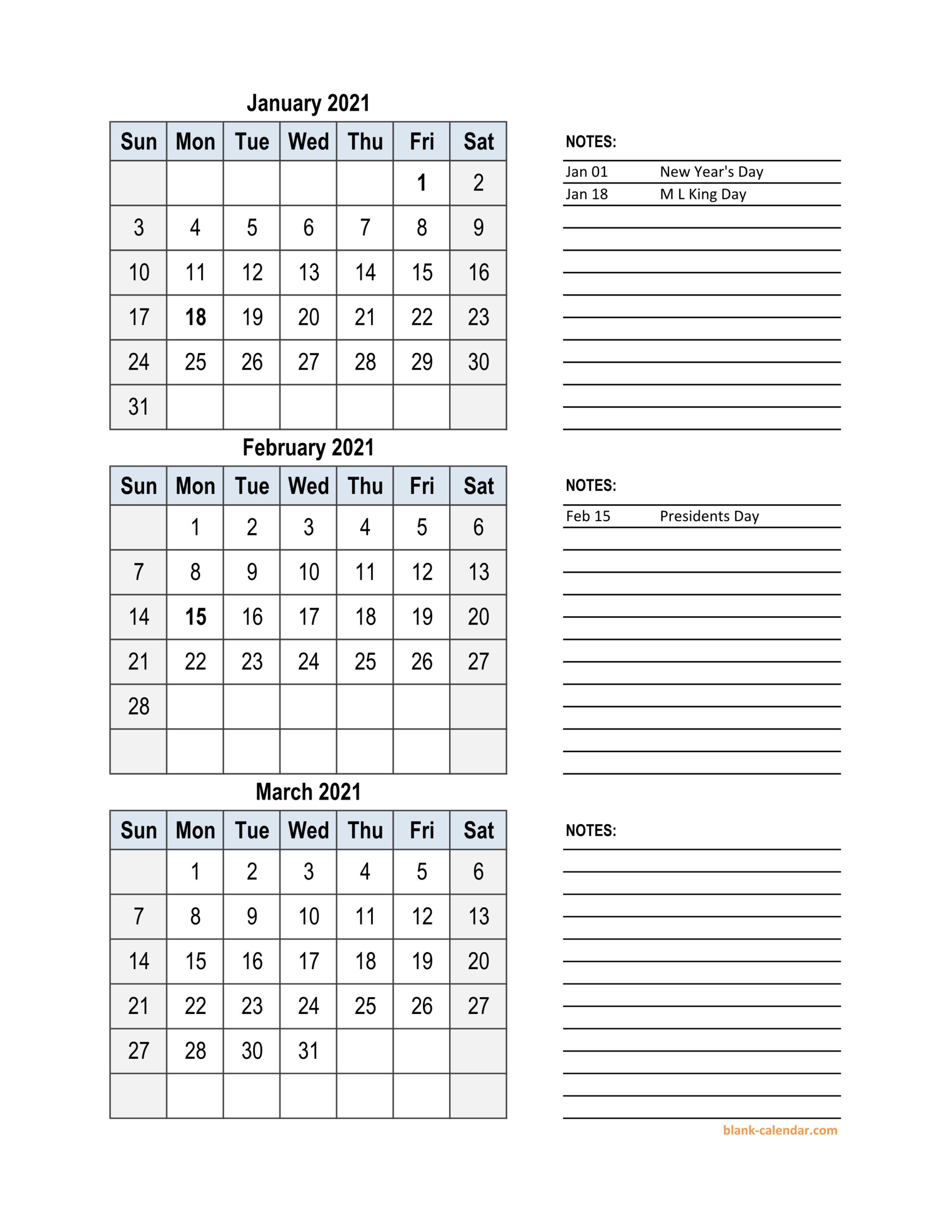 3 Month Printable Calendar 2021 | Free Printable Calendar 2021 intended for 3 Month Free Printable Calendars 2021