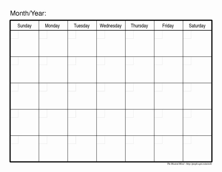 30 30 Day Calendar Template | Blank Calendar Pages, Blank for 30 Day Printable Calendar