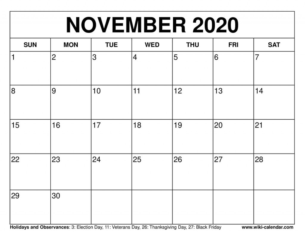 30 Day Calendar Template ~ Addictionary pertaining to Thirty Day Calendar
