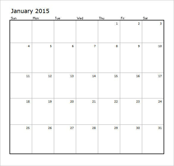 40+ Microsoft Calendar Templates  Free Word, Excel within Blank Calendar Word Template