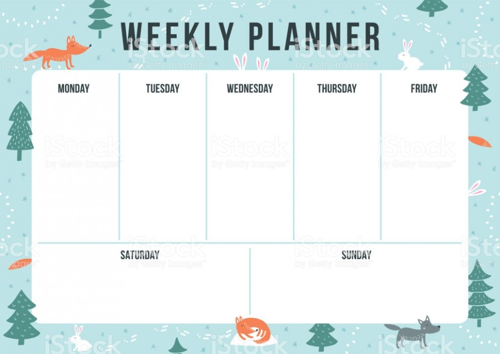5 Week Calendar Template 5 Week Calendar Template Is So intended for Printable Calendar Weekdays Only