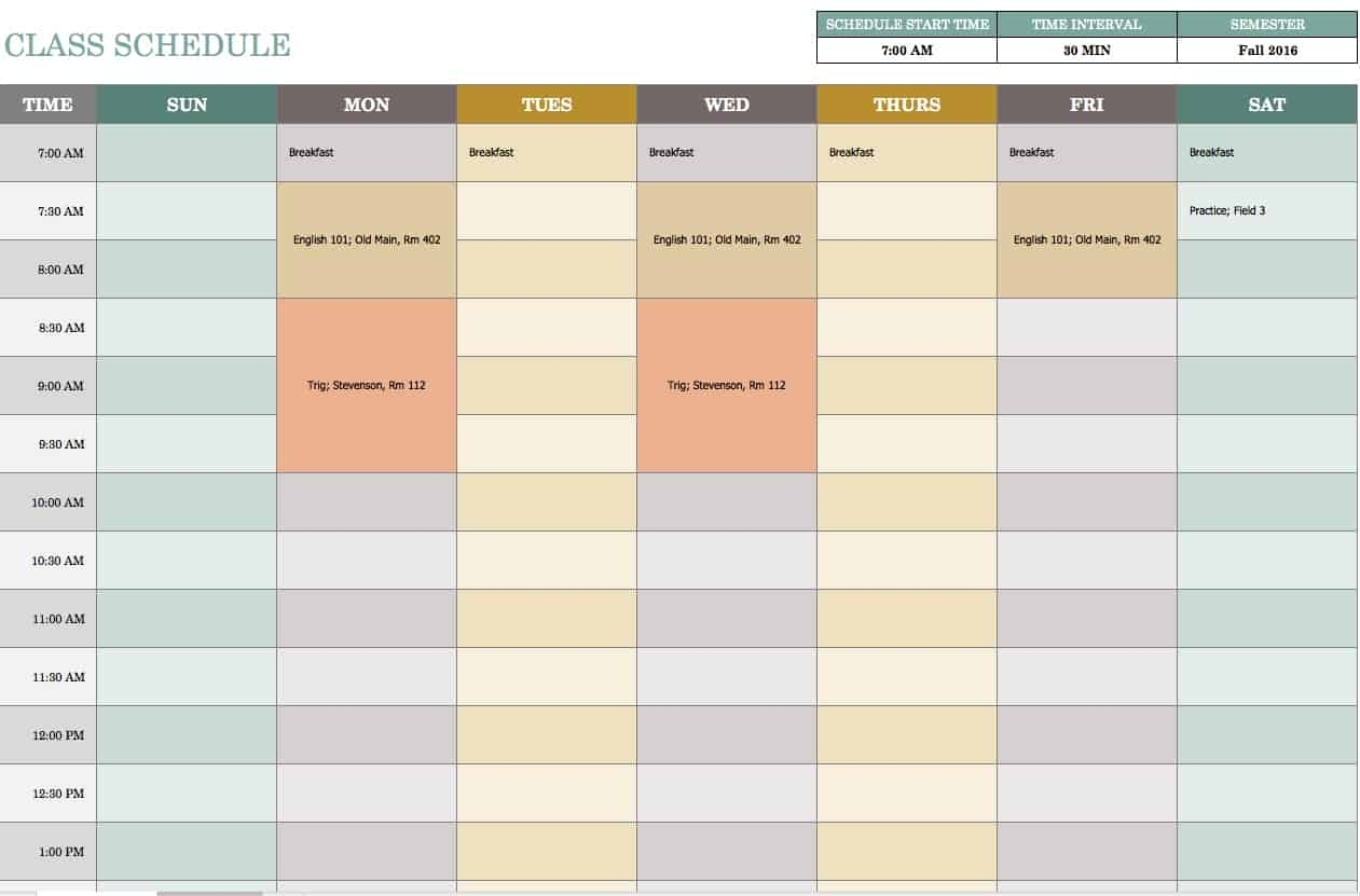 7 Day Calendar Template Excel • Printable Blank Calendar with regard to 7 Day Calendar Printable
