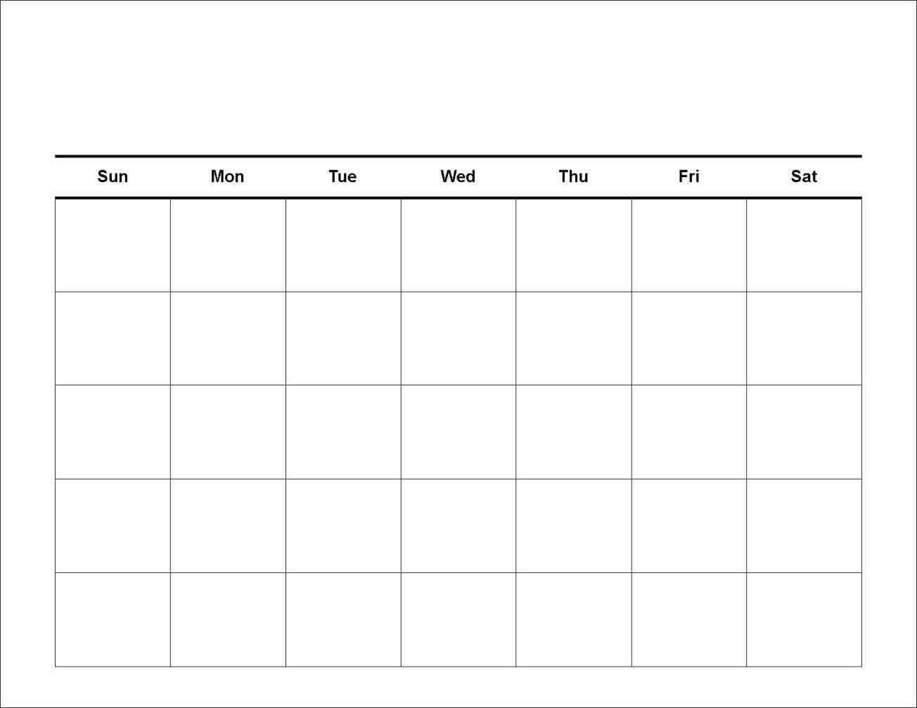7 Day Schedule Template Blank :Free Calendar Template with regard to 7 Day Calendar Printable