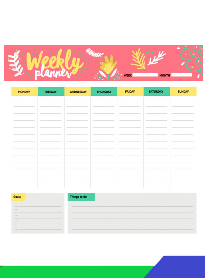 8+ Free Printable Weekly Calendar Templates In Pdf | Weekly Schedule Template within Printable Weekly Calendar With Times