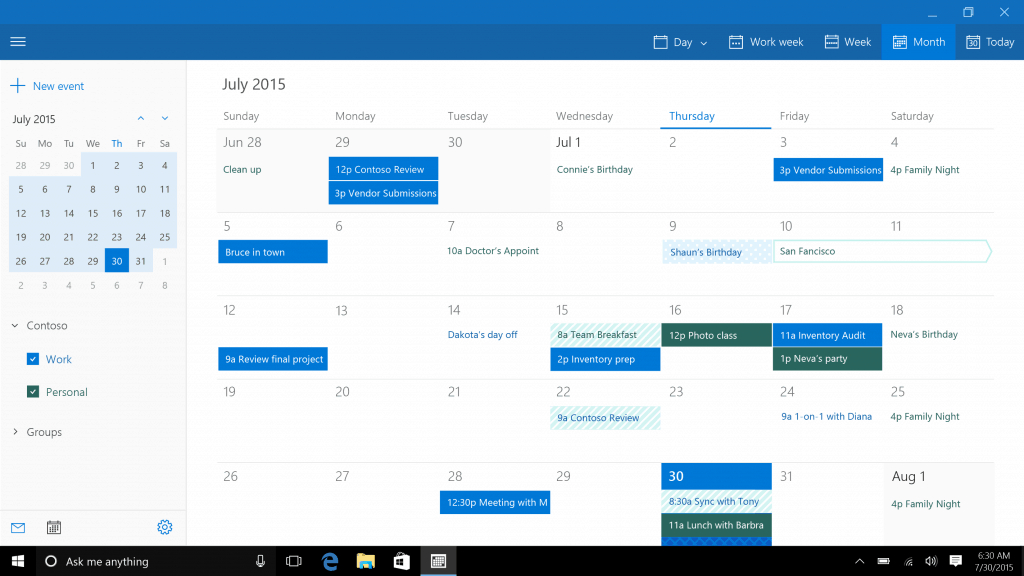 8 Most Interesting Updatesfeatures In Windows 10 intended for Desktop Notifications Vs Alerts Google Calendar