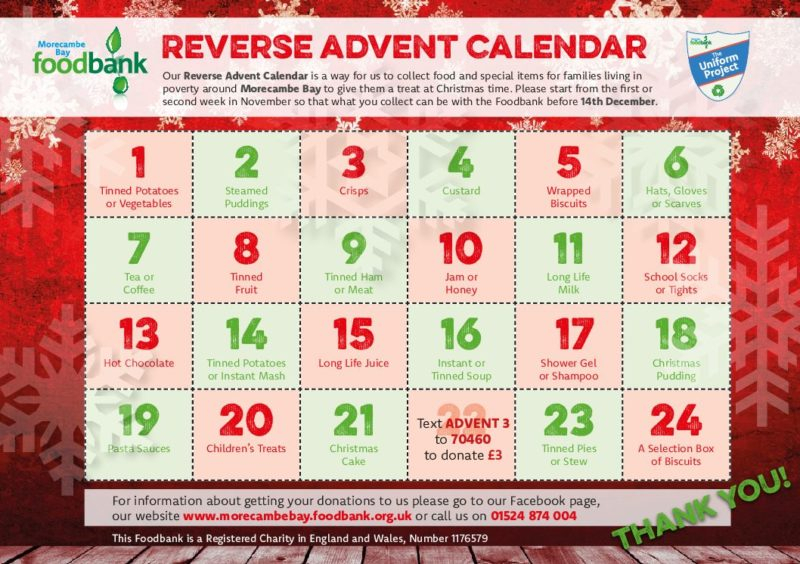 Advent Calendars 2019  Receive And Give Back  Midlifechic with Reverse Advent Calendar Template