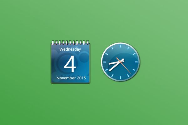 Aero X Sky Clock And Calendar Gadget For Windows 10 Http throughout Calendar Desktop Widget