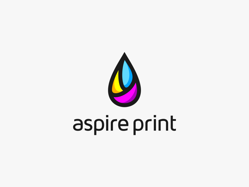 Aspire Print Logo Design By Dalius Stuoka | Logo Designer inside Printable Facebook Logo