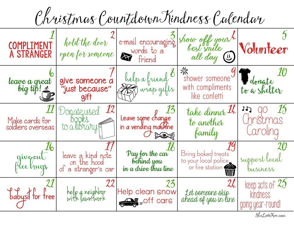 Awesome Countdown Calendar Printable | Free Printable regarding 6 Week Countdown Calendar