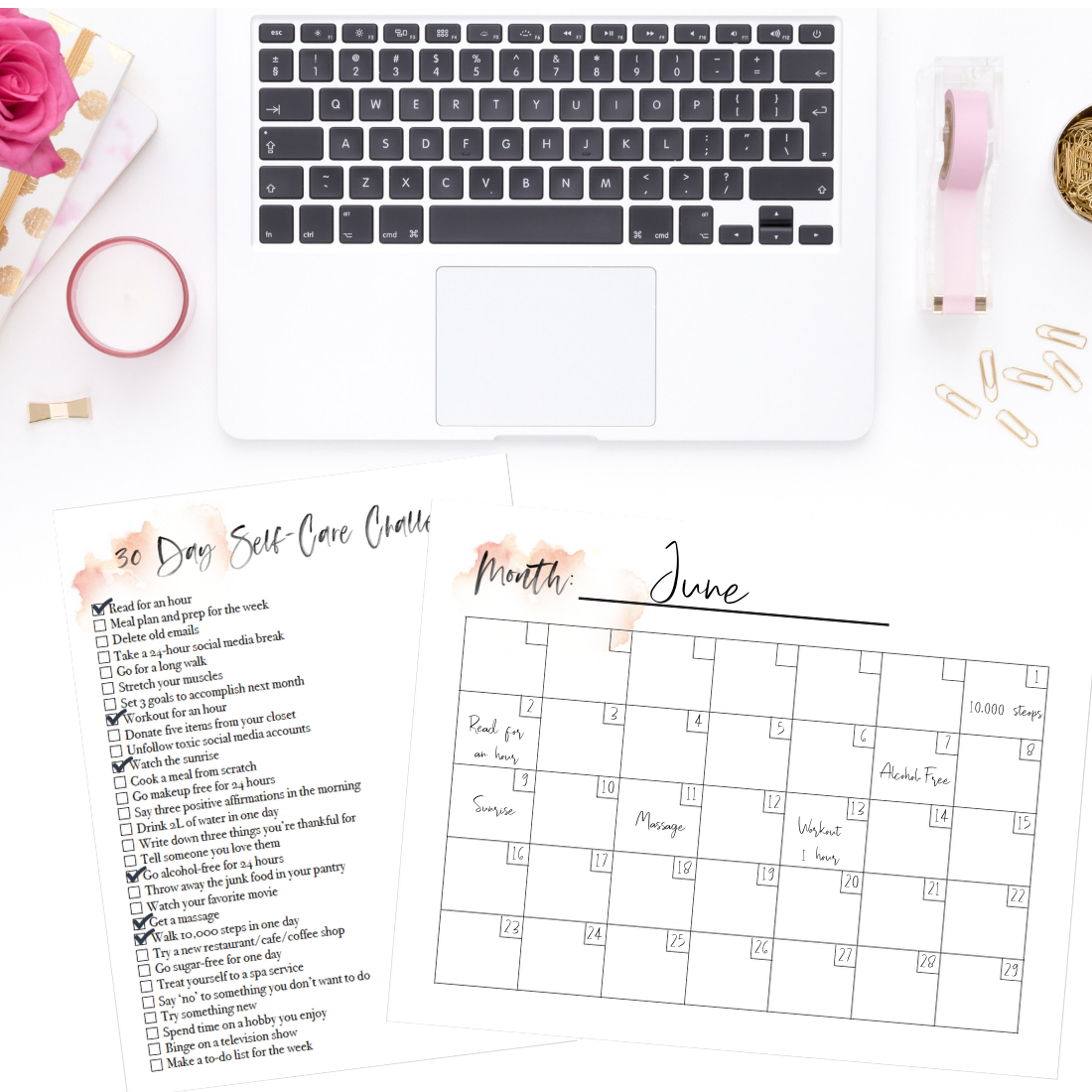 Blank 30 Day Challenge Calendar | Calendar For Planning for Blank 30 Day Calendar