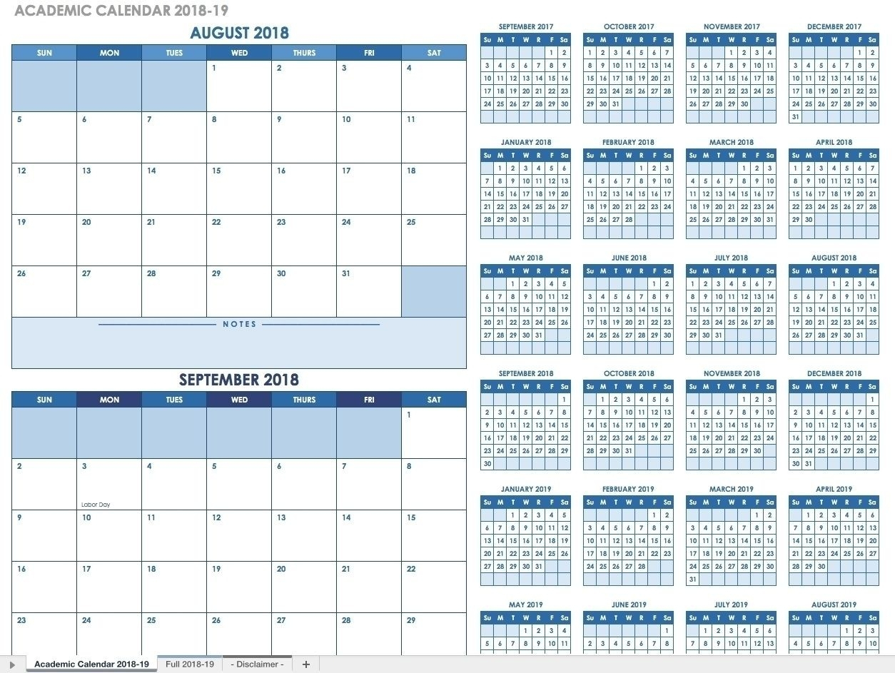 Blank Academic Week By Week Calendar | Calendar Template for Printable Calendar Weekdays Only