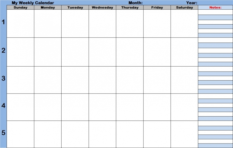 Blank Daily Calendar With Time Slots :Free Calendar Template within Weekly Planner With Time Slots Printable