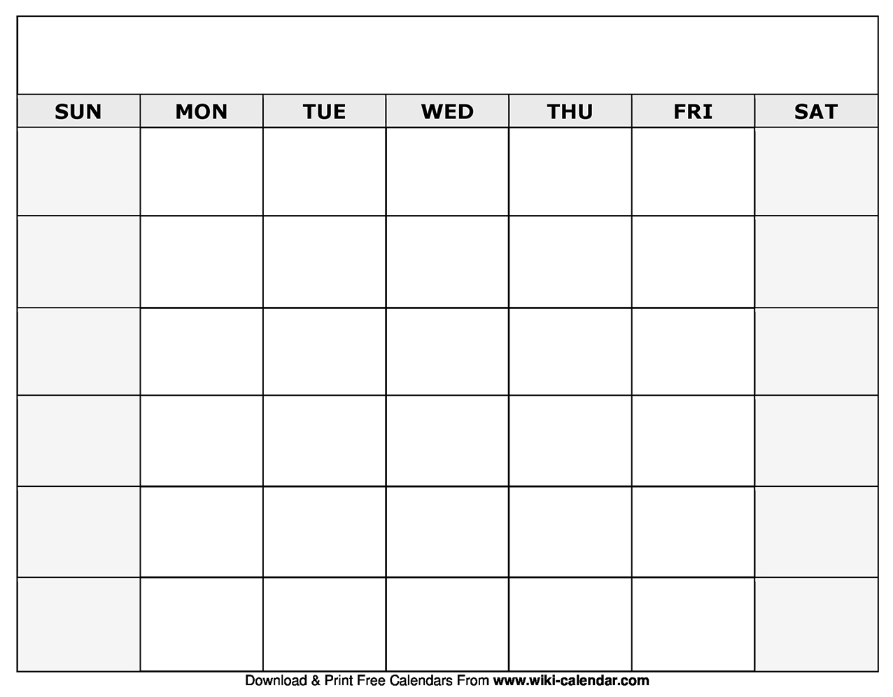 Blank Monthly Calendar Printable With Lines  Calendar for Blank Fill In Calendar