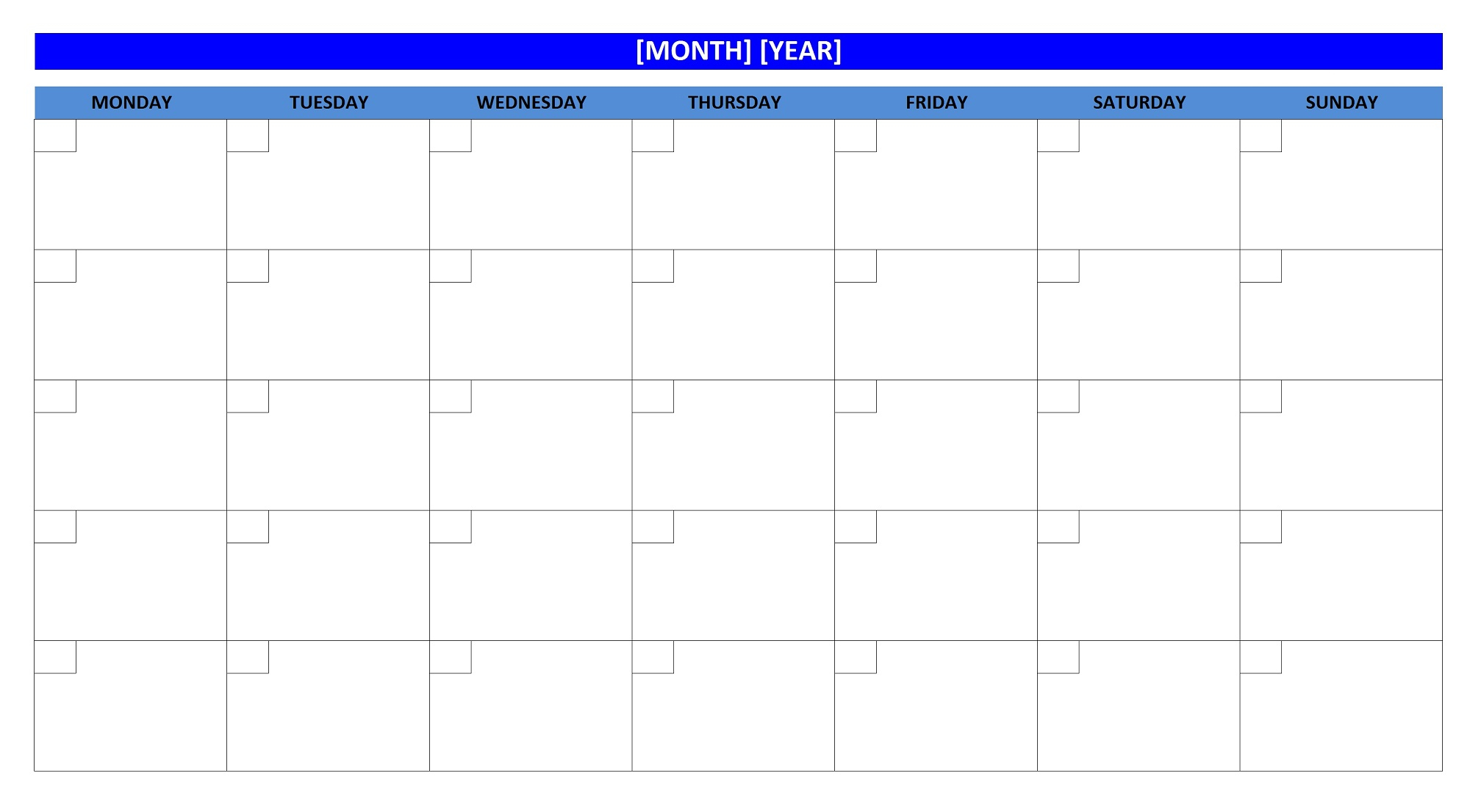 Blank Weekly Calendars Printable | Activity Shelter throughout Printable Weekly Calendar With Times