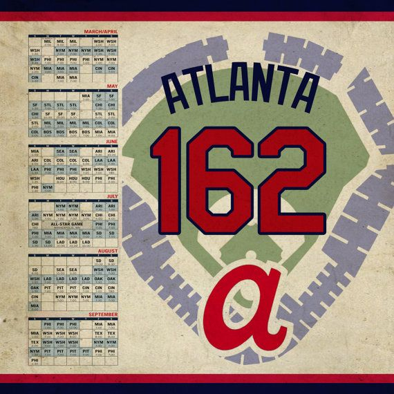 Braves Schedule intended for Atlanta Braves 2021 Schedule Printable