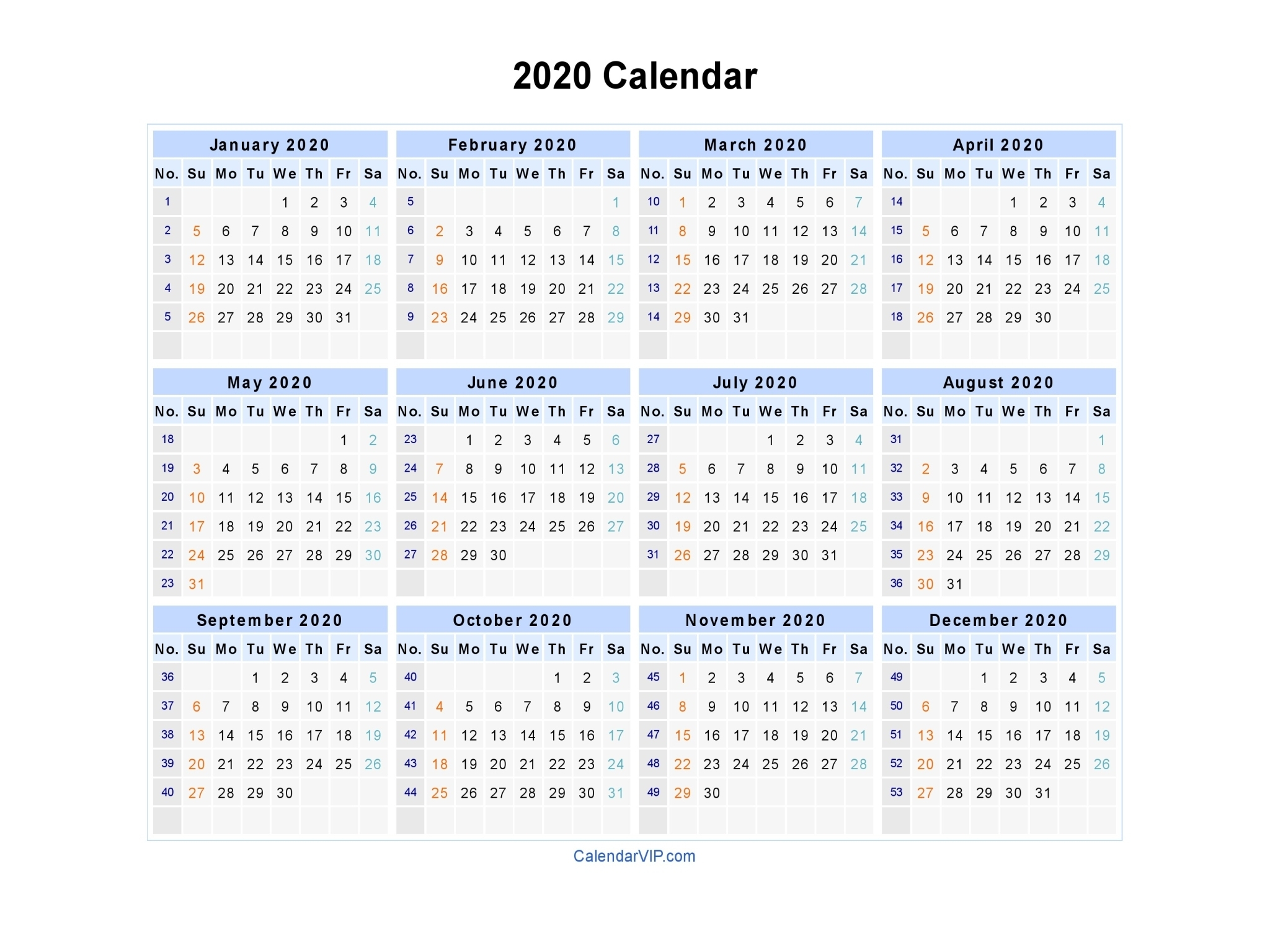 Calendar 2020 Excel Hong Kong | Month Calendar Printable within Free Printable Calendars-Yearly-Denoting Weeks Within Month