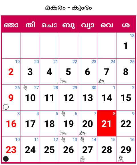 Calendar 2021 Malayalam Pdf | Manorama Calendar 2021 intended for Mathrubhumi Calendar August 2021