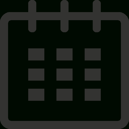 Calendar, Date, Event, Month Icon inside Calendar Icon Transparent Background