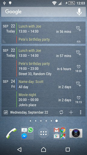Calendar Widget Month + Agenda | Apk Download For Android throughout Calendar Widget Android Apk