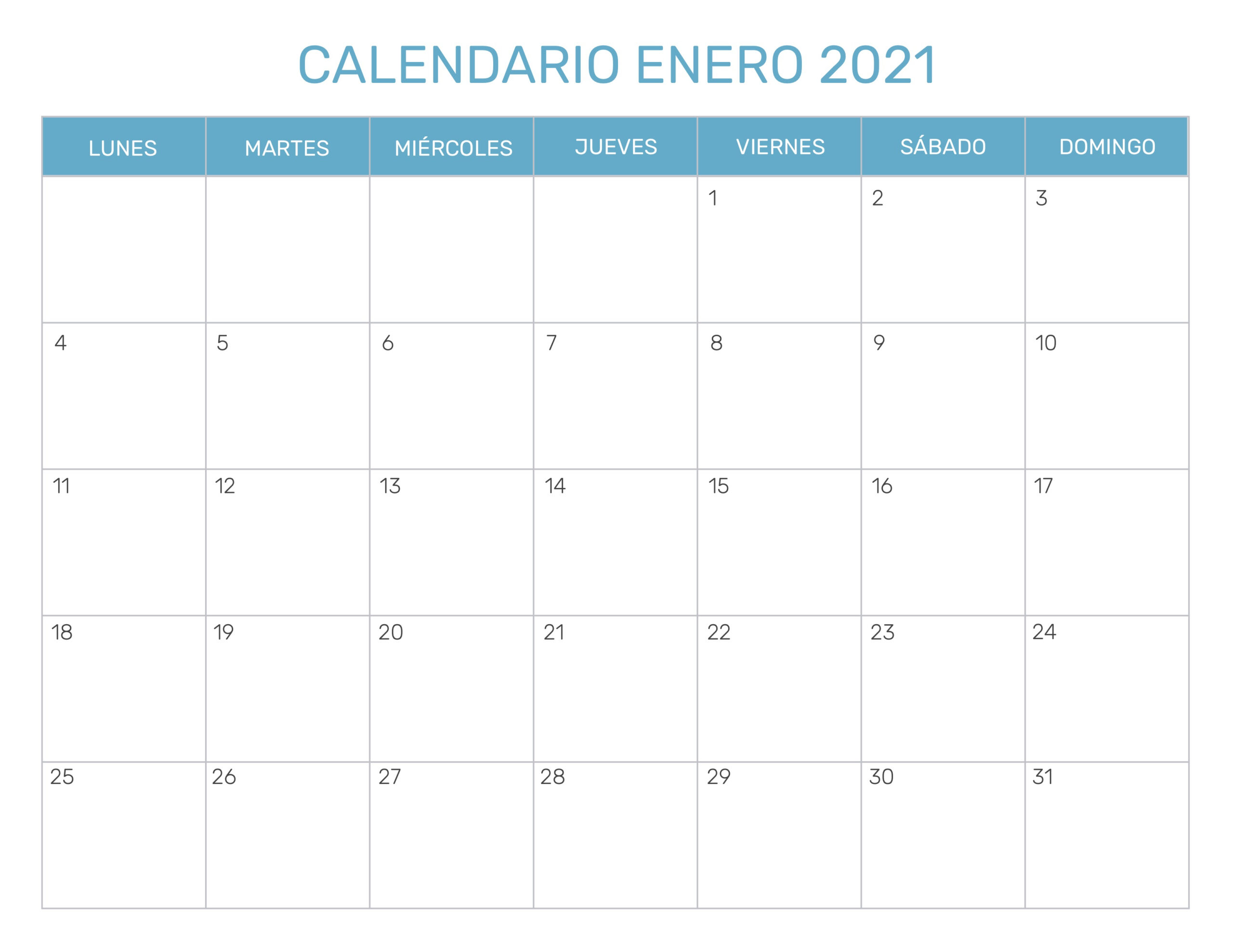 Calendario 2021, +100 Plantillas Para Descargar, Editar E within Calendario Excel 2021 Plantilla