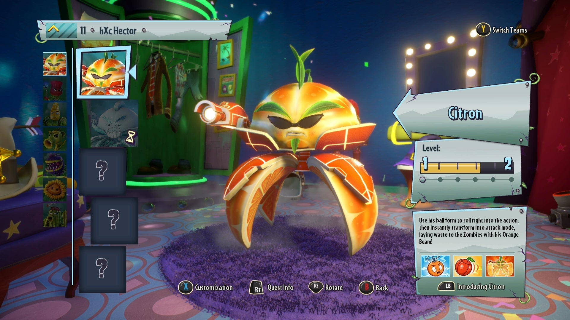 Citron  Plants Vs. Zombies: Garden Warfare 2 Wiki Guide  Ign within Plants Vs Zombies Garden Warfare 2 Event Calendar