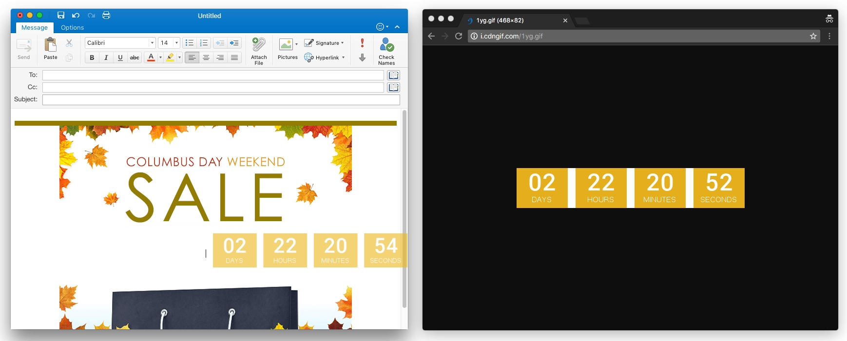 Create A Countdown Calendar In Outlook | Free Calendar pertaining to How To Make A Countdown Calendar In Excel