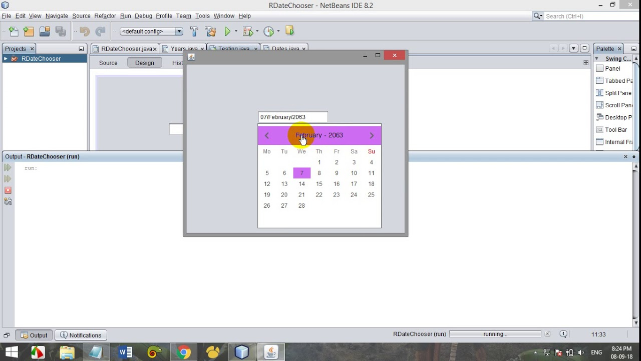 Datepicker Java Swing | Calendar For Planning within Uc Berkeley Payroll Calendar