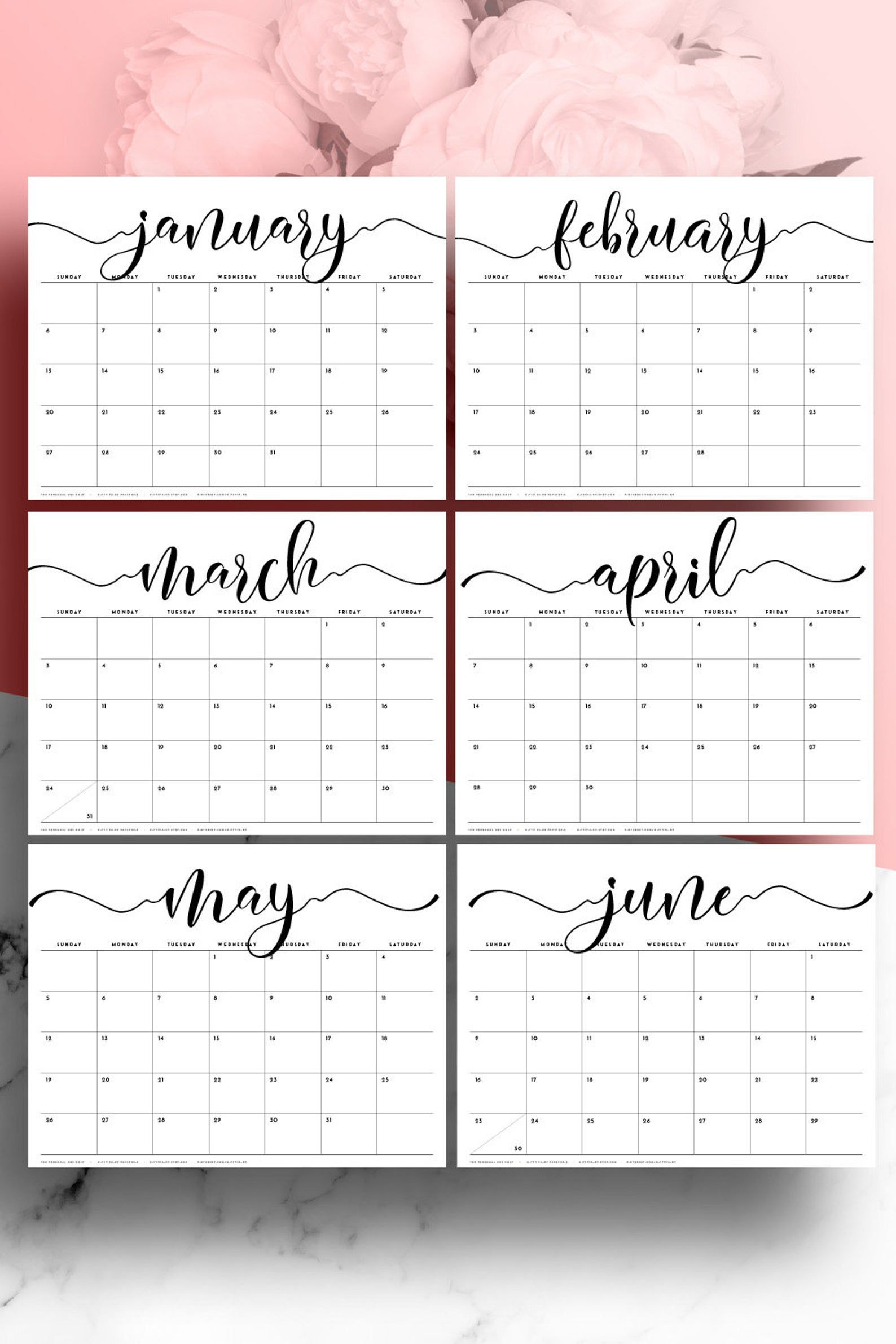 Desk Calendar 2021 Large Desk Calendar, A3 Monthly Planner, 2021 Printable Calendar, 2021 Desk intended for 3 Month Free Printable Calendars 2021