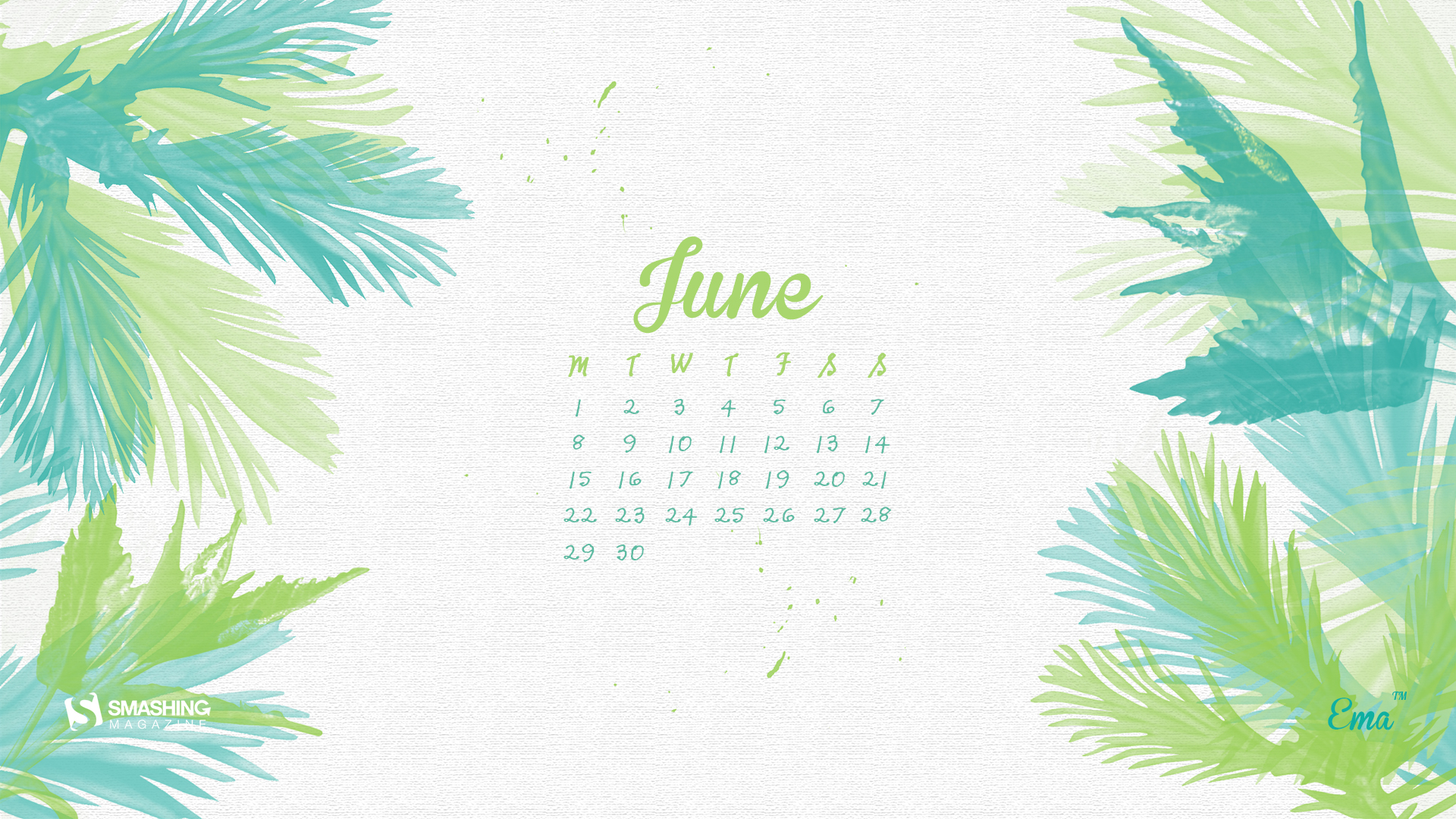 Desktop Wallpaper Calendar  Iunie 2015 Touchofadream for Calendar De Frumusete