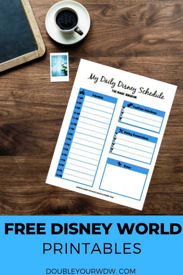 Disney World Daily Itinerary (Printable Templates) In 2020 | Travel Itinerary Template, Disney with regard to Disney World Itinerary Template Free