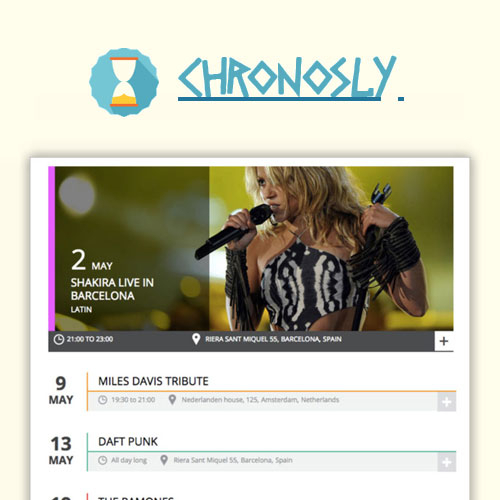 Download Chronosly Event Calendar WordPress Plugin inside Economic Calendar Widget WordPress
