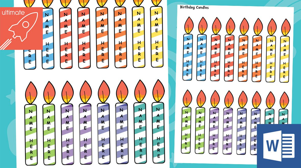 Editable Birthday Cupcake Candles | Birthday Cupcake Candle, Birthday Cupcakes, Birthday Display regarding Birthday Cupcake Display Classroom