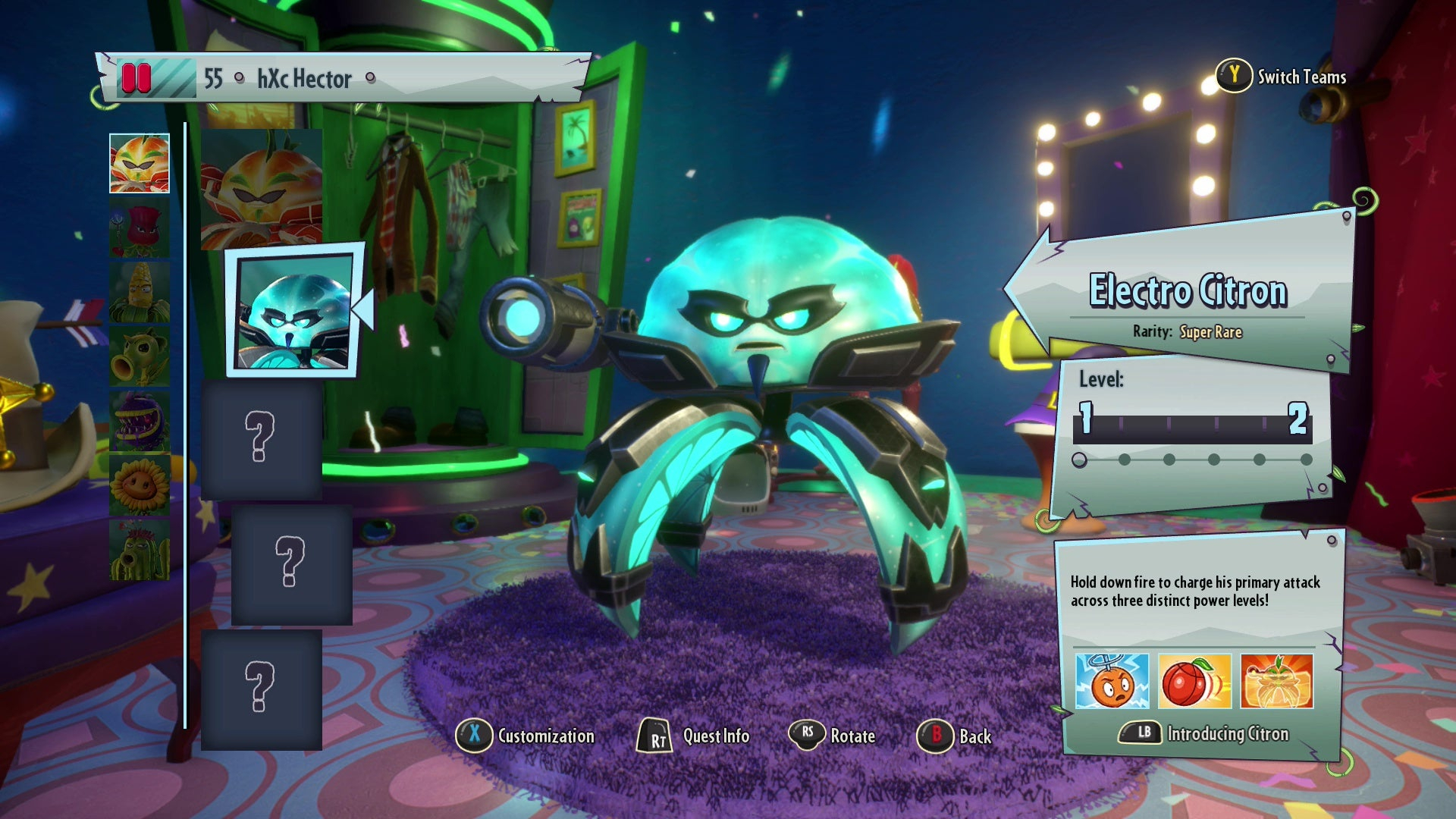 Electro Citron  Plants Vs. Zombies: Garden Warfare 2 Wiki throughout Plants Vs Zombies Garden Warfare 2 Event Calendar