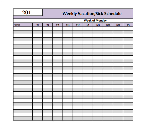 Employee Holiday Schedule Template  Printable Schedule throughout Team Holiday Calendar