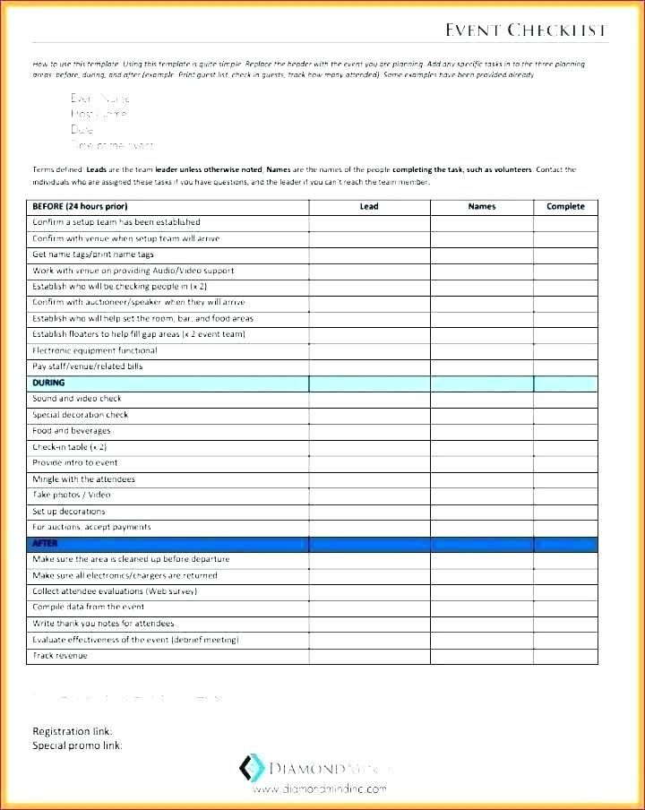 Event Planning Checklist Template Excel Check In Software intended for Event Planning Template Excel Free